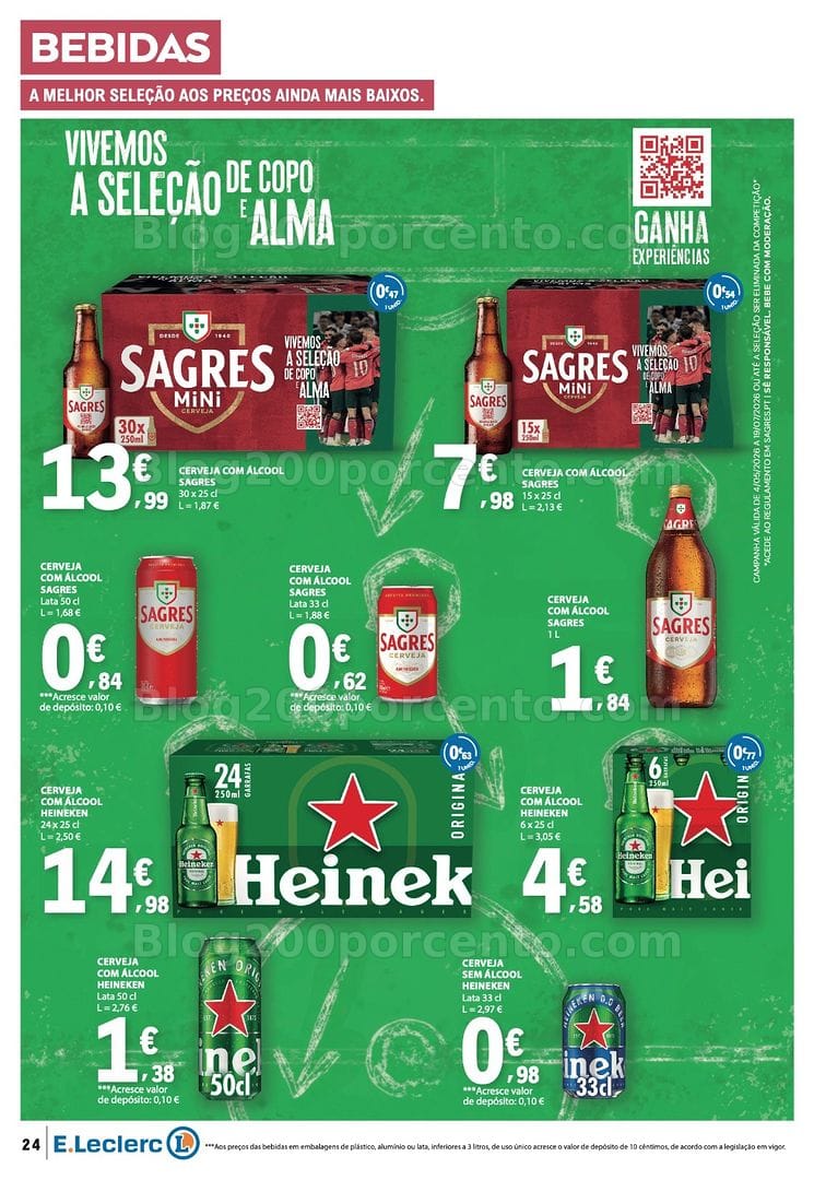 Antevisão Folheto E-LECLERC Promoções de 18 a 24 junho